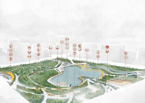 本科三年級 園林18級 園林設計課程 云 評圖丨中關村科創生態小鎮城市公園設計