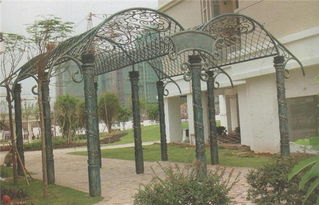 園林廊架,靚景鐵藝 已認(rèn)證 ,廊架高清圖片 高清大圖
