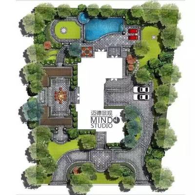 最全的園林庭院景觀設計(內附100張平面效果圖)